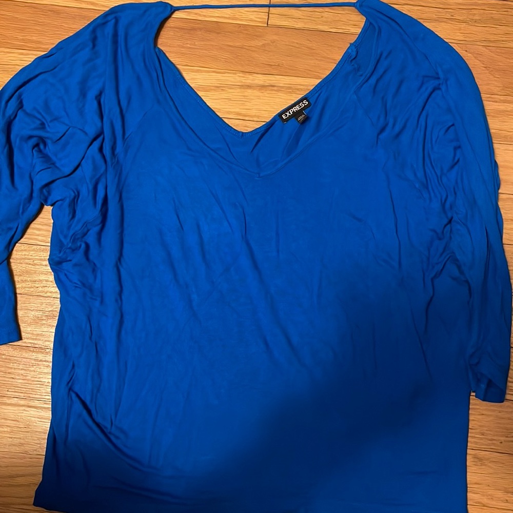 Express cobalt blue top